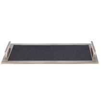 Santos decorative faux shagreen cream tray - Andrew Martin