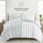 Duvet Cover Set Patterned Microfiber Ultra Soft Bedding in Watercolor Vines-105813975