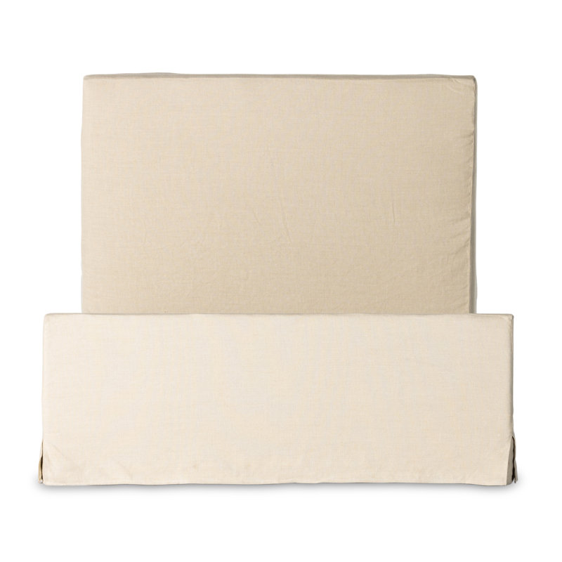Daphne Upholstered Bed, King, Brussels Natural