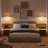 LED Nightstand with 2 Drawers - Small Space Solutions-1367476504
