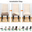 Box Cushion Dining Chair Slipcover