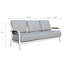 Ensemble de conversation pour 5 personnes avec coussins Sunbrella Santorini