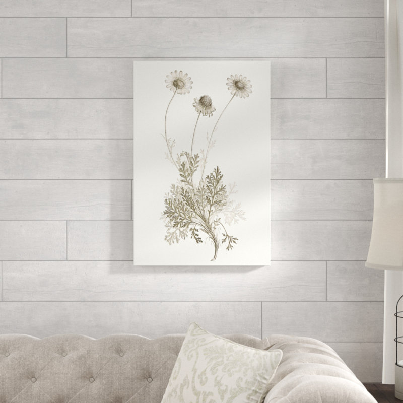 «Neutral Botanical Study VIII», peinture sur toile, H 30 po x l 20 po