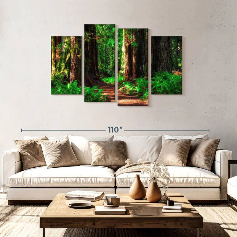 Path Through Forest, 48" H x 75" W
