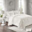 Auturo Tufted 100% Cotton Sateen Coverlet Set in Farmhouse Style-655331533-611315141