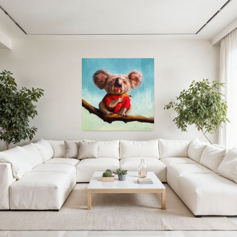Outback Fun II, art urbain contemporain, H 48 po x l 48 po