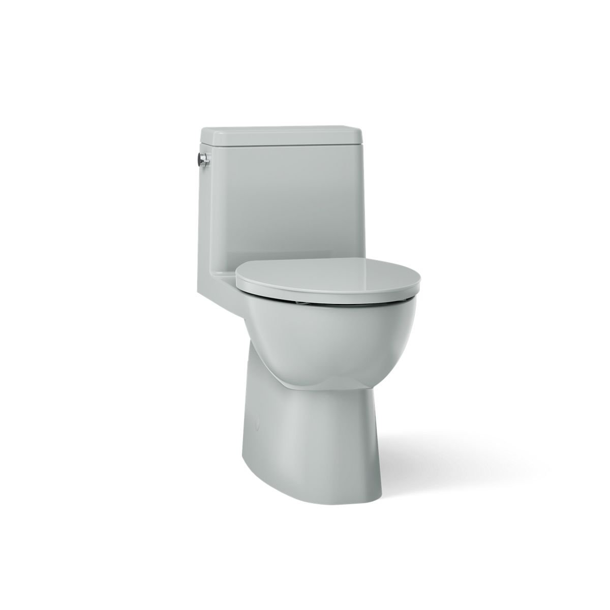 Reach 1.28 GPF Elongated Toilet, Ice Gray