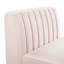Chaise sans accoudoirs en velours Triumph Channel-1867309684