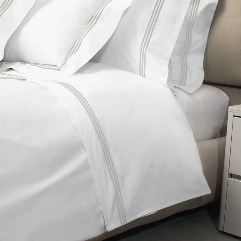 Platinum Flat Sheet, King Flat Sheet, White/Pearl