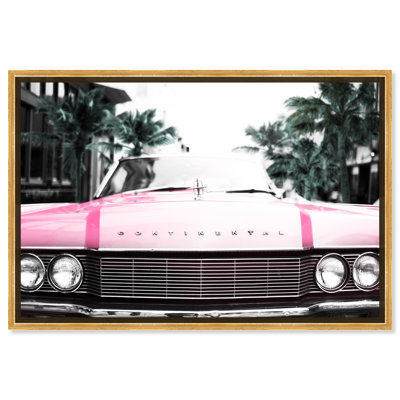 A Classic Colorful Automobiles - reproduction d'art sur toile