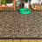 Haggerty Vintage Filigree Textured Weave Black/Khaki Indoor/Outdoor Rug-1883039408
