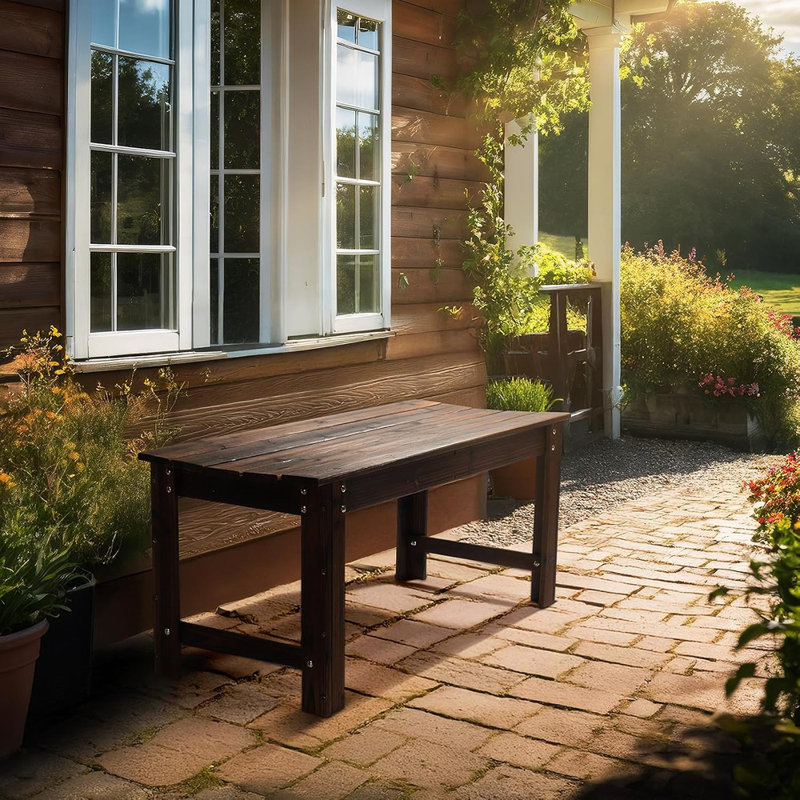 Banc d'extérieur en bois, banc d'extérieur 40 po, banc de jardin, banc de jardin