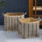 SOL HOME Isidore Square Palm Leaf Woven Wicker Storage Basket with Handles