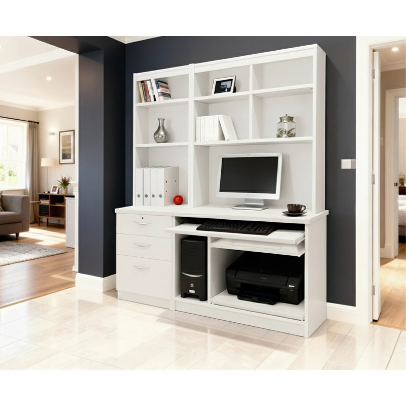 Nekizia Solid Wood Base Computer Desk
