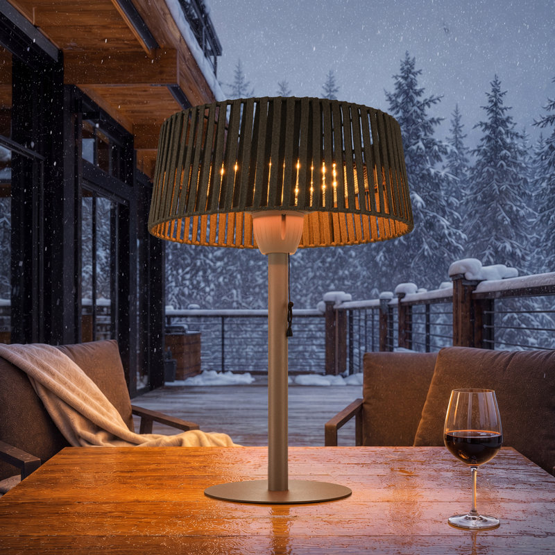 Chauffe-terrasse électrique portatif 1500W, Mocha