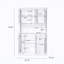 71Inch Kitchen Pantry Storage Cabinet With Adjustable Shelves