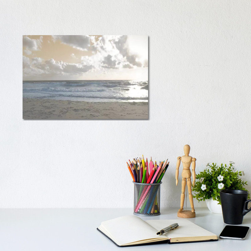 Serene Sea III by Sharon Chandler - Wrapped Canvas Gallery-Wrapped Canvas Giclée, 20.5cm H x 31cm W