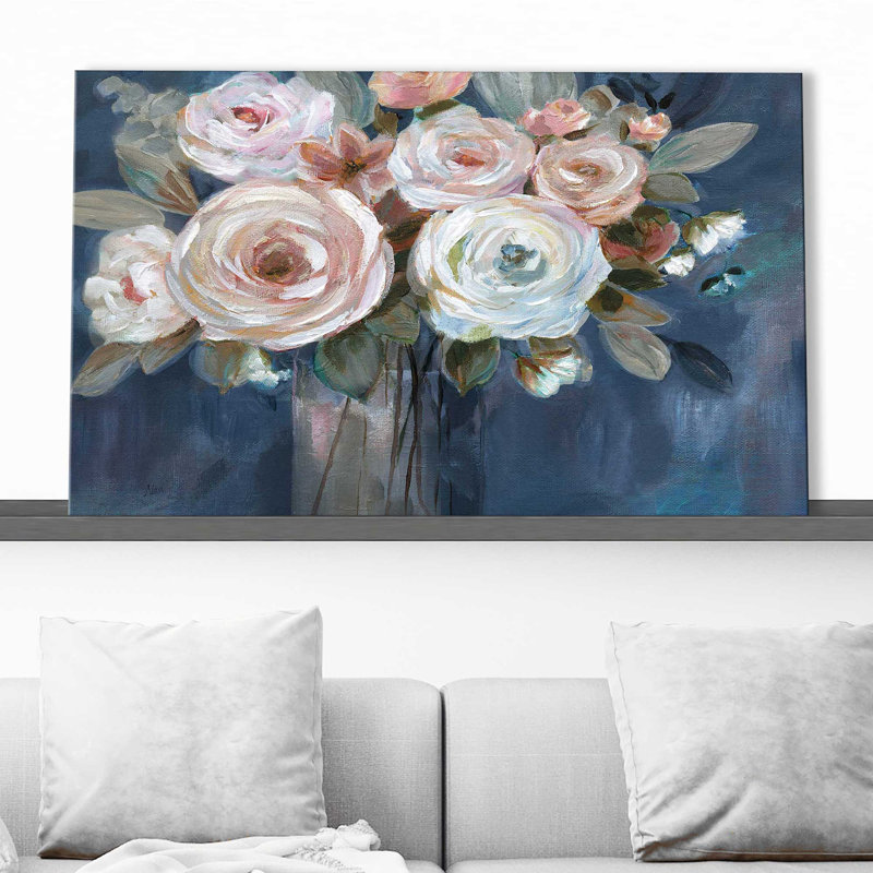 Midnight Mood par - Peinture, Toile tendue, H 24 po x l 40 po x P 1,5 po