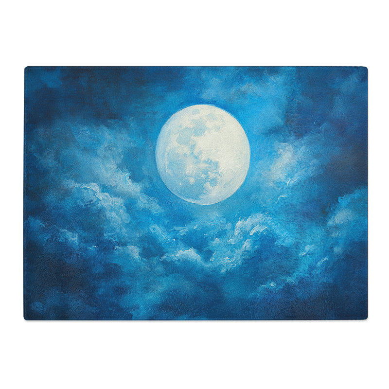 Blue Moon Vol.6  Glass Chopping Board