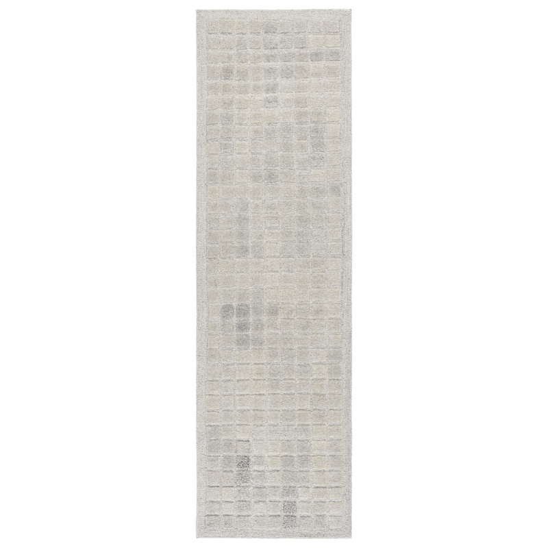 Tapis gris Ebony 375, Tapis de couloir 2 pi 3 po x 8 pi
