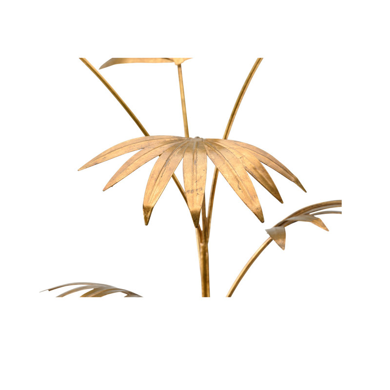 Leaf Sculpture, Antique Gold