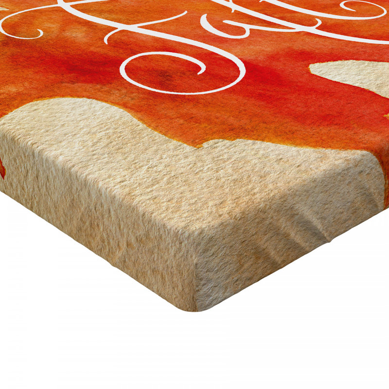 Microfiber Floral Fitted Sheet, Full Fitted Sheet