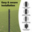 Vidaxl Fence With Posts Steel-116798068-116798077