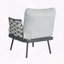 Coussin hydrofuge en acier pour fauteuil club