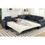 Canapé-lit modulaire coulissant, 6 places, gris foncé, cadre, mobilier multifonctionnel, canapé-lit gris confortable, fabrication en forme de L, option, repos-1255160139