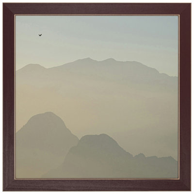 10x12 Picture Frame Red Clean Cut  , 1.25 Inch Wood Moulding , Includes Glass and Backing , Wall Display Frame for Art, Posters, or Photos 