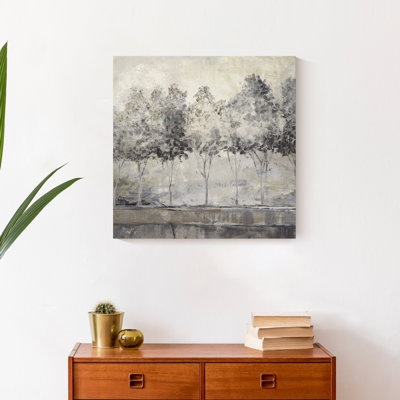 "Gray Trees", reproduction d’art sur toile tendue