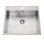 25.13 " L Undermount and Drop-In Single Bowl Stainless Steel Kitchen Sink