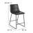 Liekele Upholstered Sled Base Bar Stool-2022301715-2022301714