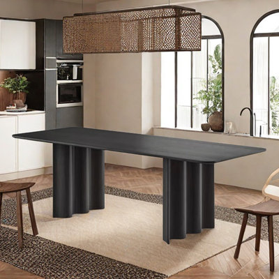 Table de salle à manger en bois massif