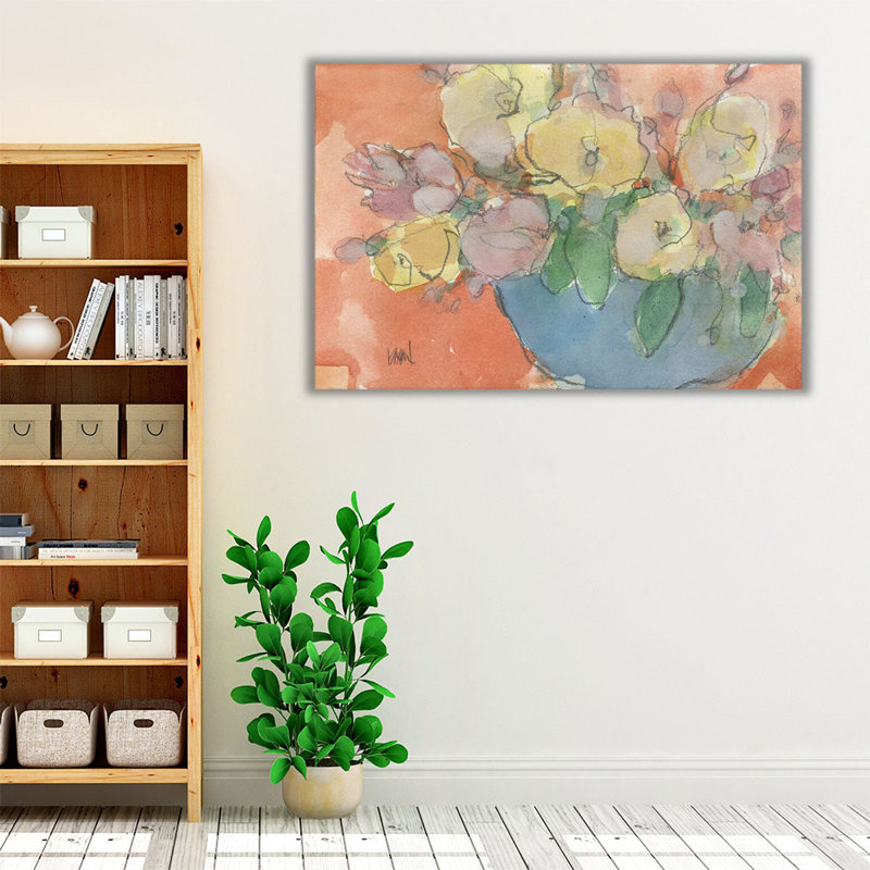 The Embrace Bouquet II - Canvas Print Wall Art, 20" H x 30" W