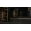 Malic Solid Wood Geometric Bookcase