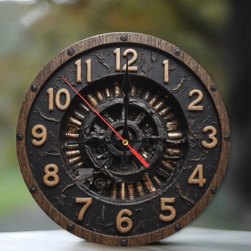Horloge Steampunk avec boîtiers à balles