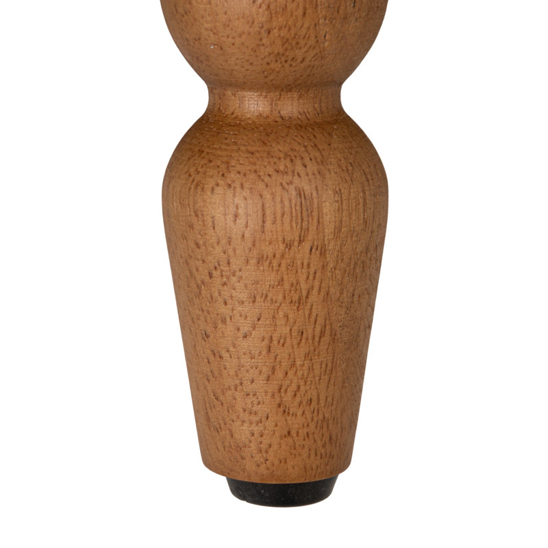 Table d'appoint demi-ronde en bois