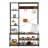 47.24 " Wide Hall Tree with Shoe Storage and Shelves