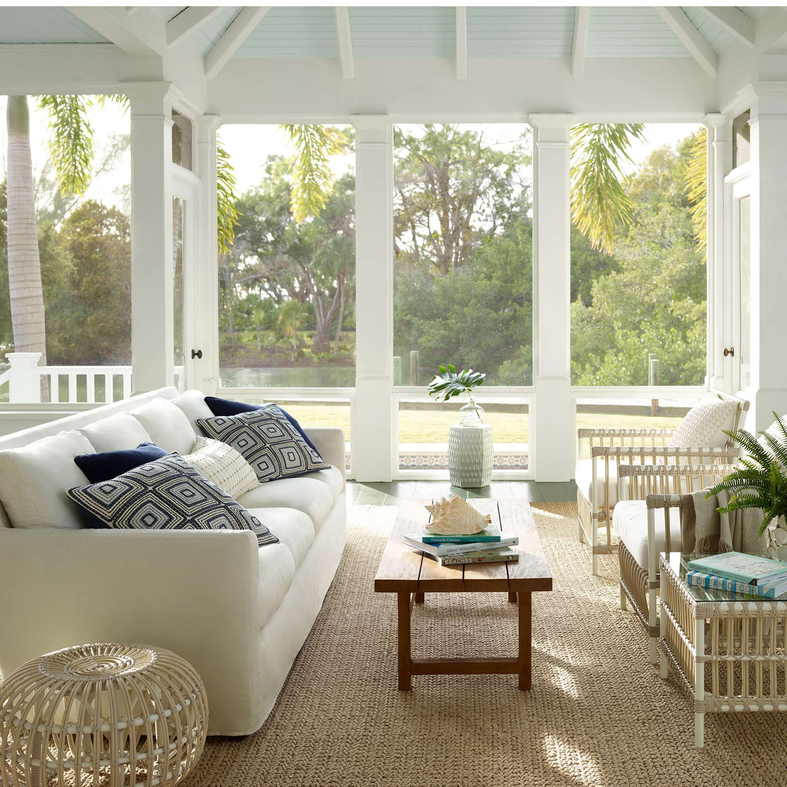 Veranda Natural Hand-Woven Performance Rug, Rectangle 8'6" x 11'6"