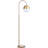 Dashley 55.5'' Brass Gold Arched Floor Lamp