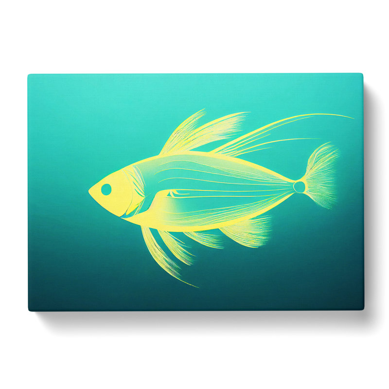 Compelling Fish - Wrapped Canvas, 35cm H x 50cm W x 3cm D