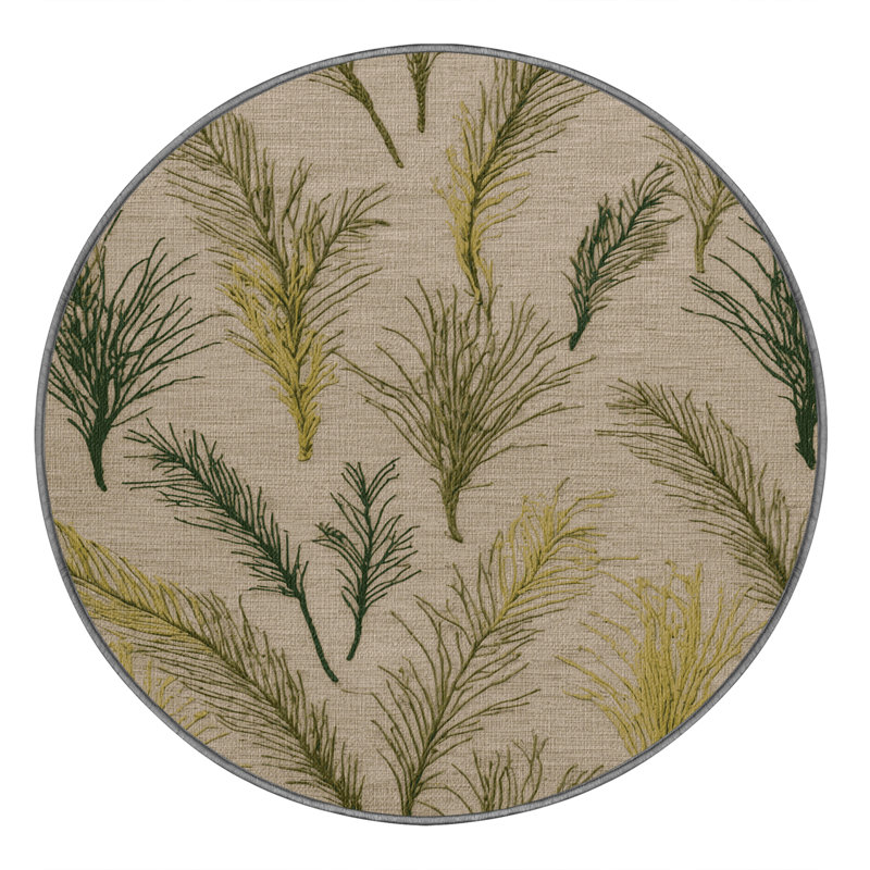  Tapis lavable Samphire, Rond 7 pi