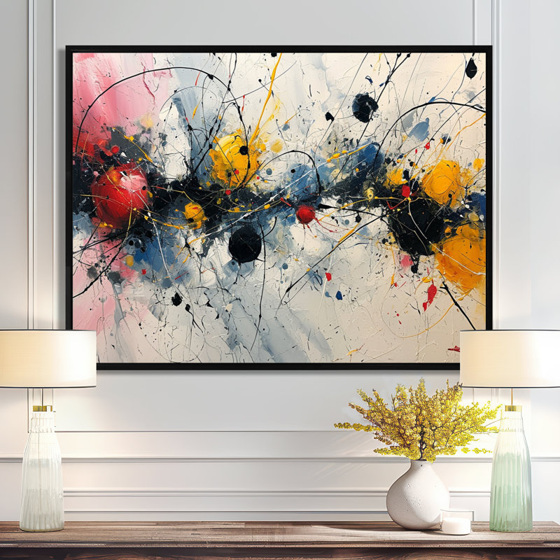 Abstrait, vagues abstraites, peinture, formes modernes abstraites, art mural, H 12 po x l 20 po x P 1 po