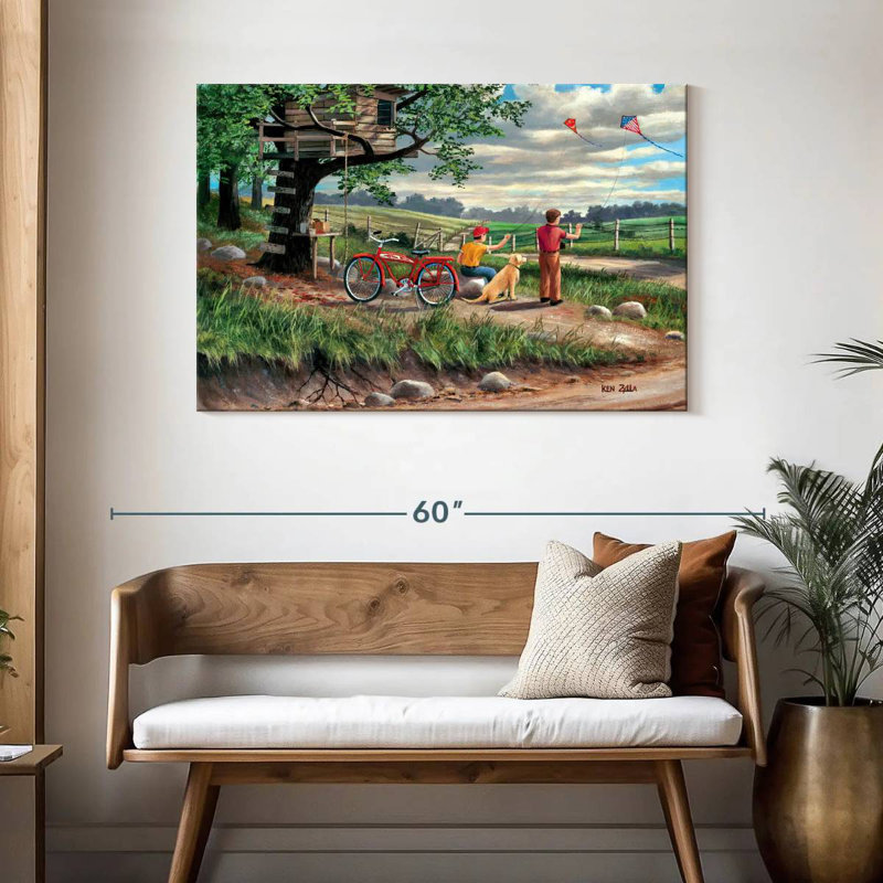 Senne Catching The Wind, 30" H x 45" W
