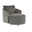Fauteuil d'appoint pivotant en velours côtelé Doniphan-1619517933