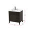 Meuble-lavabo simple 32 po en chêne chocolat-1311895506-1311895507