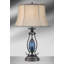 Lampe de table 27 po Revmet Gunmetal avec lampe en verre transparent Revere-1398757120