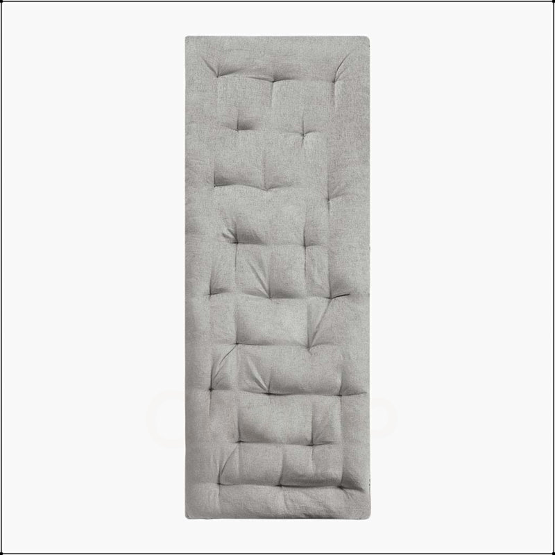 Coussin de sol en poly chenille, 76 cm H x 51 cm L