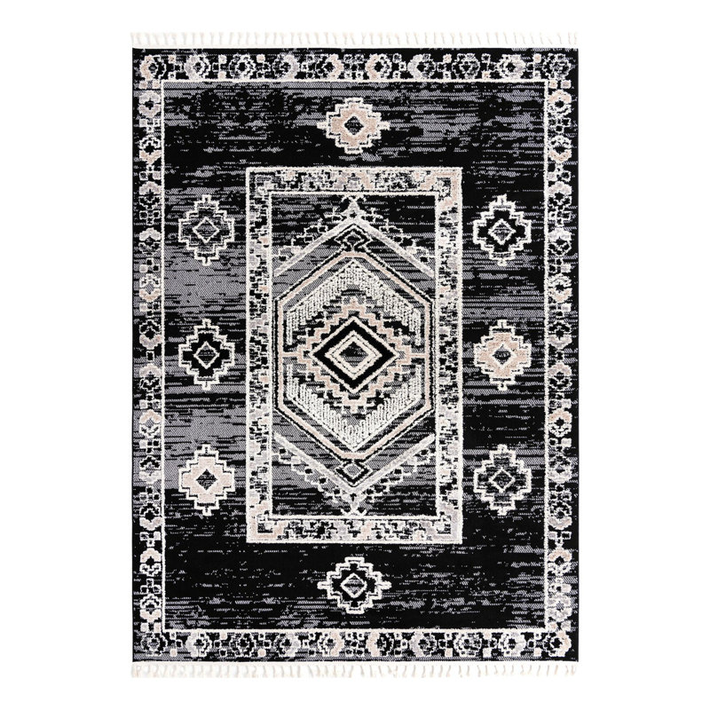 Gosnold Geometric Indoor Rug, Rectangle 9' x 12'